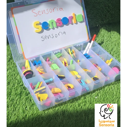 Sensoria – Magnetic English Alphabet Learning Set (106 Pieces) Sensoria – Magnetic English Alphabet Learning Set (106 Pieces)