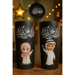 محارم في علبة رمضانية عليها صورتين ولد وبنت