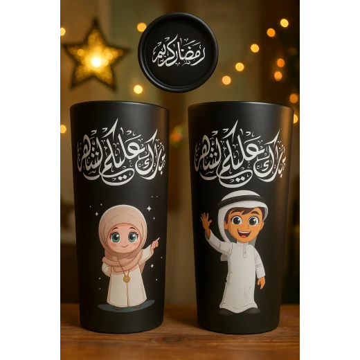 محارم في علبة رمضانية عليها صورتين ولد وبنت