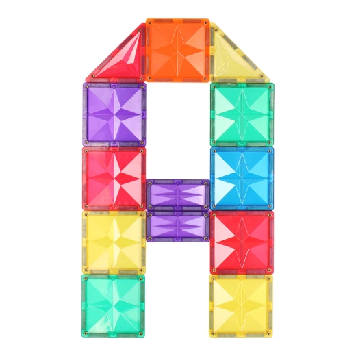 Magnetic Tiles - 62 Pieces (MNTL Star) - Magnetic tiles - Image 2