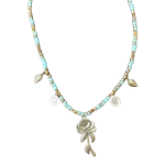 Golden Blue Necklace