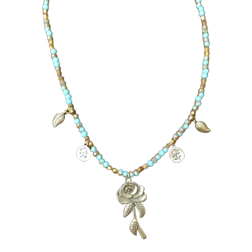 Golden Blue Necklace Golden Blue Necklace