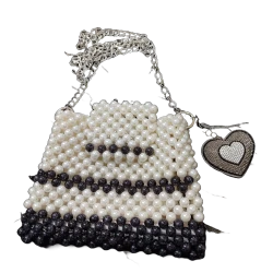 Beaded hand bag