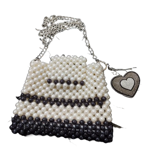 Beaded hand bag