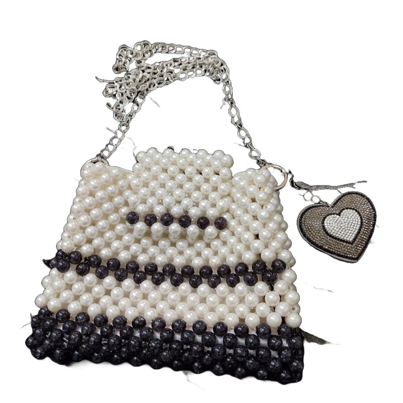 Beaded hand bag