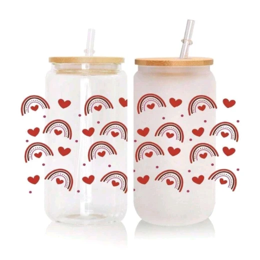 Alia's Gifts Decorate Rainbow Glass Tumbler - Alia Gift - Image 4