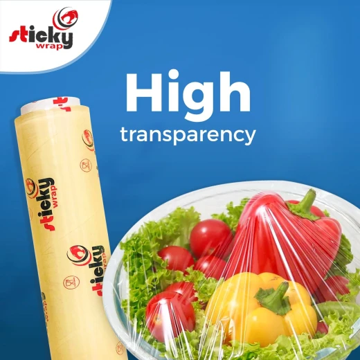 Sticky Food Wrapping Roll 30CM * 100 Yard - Gentle Packing - Image 4