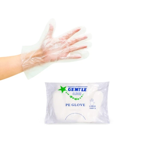Gentle PE Transparent Gloves 100 Pieces Gentle PE Transparent Gloves 100 Pieces