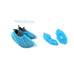 Gentle Non-Woven Shoe Cover Blue - 100 Pieces