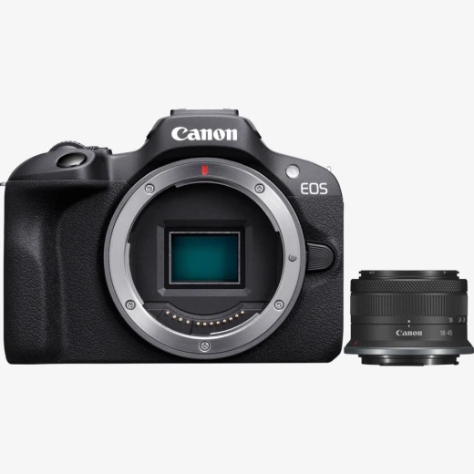 كاميرا Canon EOS R100 مع عدسة RF-S 18-45 مم (6052C013AA)، كاميرا ميرورلس مدمجة تقدم صور وفيديوهات عالية الجودة، استخدام سهل، تركيز سريع، وعدسة زوم متعددة الاستخدام للتصوير اليومي وصناعة المحتوى - كانون - Image 5