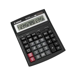 Canon WS-1610T HB Desktop Calculator, 12-Digit, Large LCD, Dual Solar & Battery Power, GT, Mark-Up/Down, Office & Professional Use