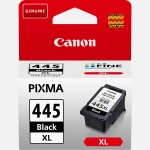 خرطوشة حبر سوداء XL PG-445 ,إنتاجية عالية، 15 مل، تطبع حتى 400 صفحة, حبر صبغي بنصوص واضحة، متوافقة مع طابعات كانون بيكسما من كانون - كانون