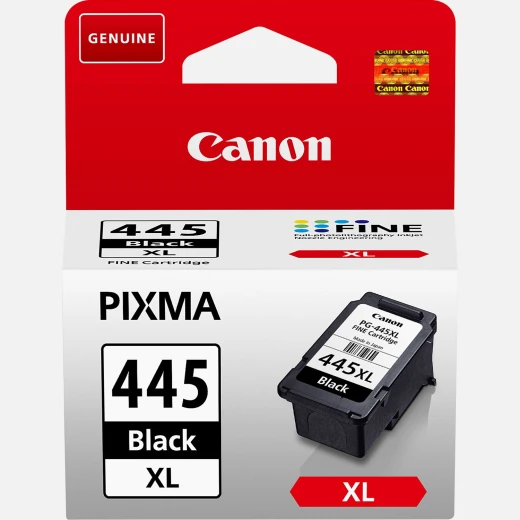 خرطوشة حبر سوداء XL PG-445 ,إنتاجية عالية، 15 مل، تطبع حتى 400 صفحة, حبر صبغي بنصوص واضحة، متوافقة مع طابعات كانون بيكسما من كانون - كانون - Image 2