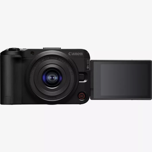 Canon EOS R50 V with RF-S 14-30mm PZ lens, a compact mirrorless camera built for content creators, offering high-quality video and photos, wide-angle zoom, fast autofocus, smooth performance, and lightweight design ideal for vlogging and social media - Canon - Image 6