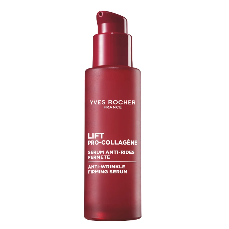 Yves Rocher Lift Pro-Collagen Anti-Wrinkle Serum – 4% Ice Plant & Hyaluronic Acid Formula for Instant Smoothing, Plumping, and Deep Wrinkle Correction - Yves rocher