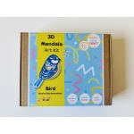 HelloKids 3D Mandala Art Kit, Bird Shaped - HelloKids