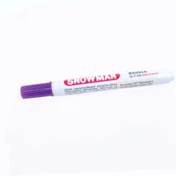 Snowman G12T Permanent Chisel Marker Violet
