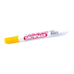 Snowman G12T Permanent Chisel Marker Yellow