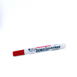 Snowman BG12TR White Board Marker Chisel Refillable Red