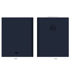 أجندة أسبوعية كاستيلي 2026 مقاس 21×26 سم، بالعربي والإنجليزي، 144 صفحة، ورق كريمي، تصميم أسبوعي، رمضان مظلل، تجليد غرزة سميث