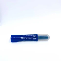 Snowman White Board JRBG12T BU Cartridge Marker Chisel Blue