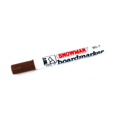Snowman BG12T White Board Marker Chisel Brown