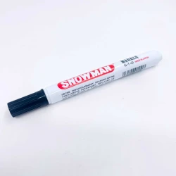 Snowman G12T Permanent Chisel Marker Black