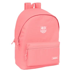 حقيبة ظهر مزدوجة 15.6 إنش + USB F.C. Barcelona Chica Coral – عملية وخفيفة مع مكان مبطن للابتوب، منفذ USB، مساحة واسعة، مناسبة للمدرسة والسفر والاستخدام اليومي من براند safta.