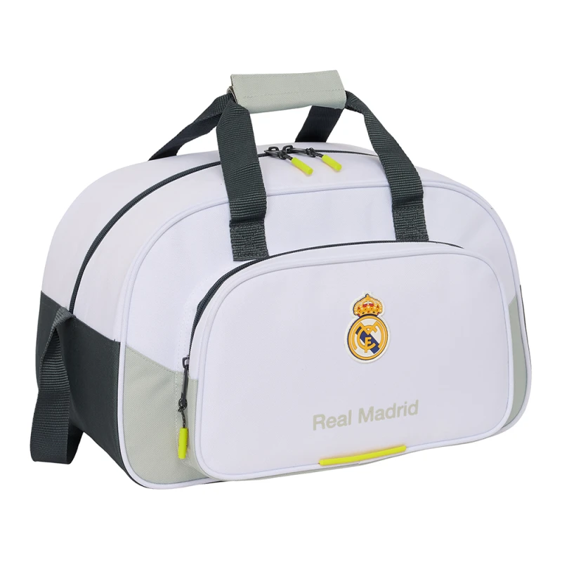 Safta Real Madrid 25/26 Sport Bag 40 cm – Compact and durable sports bag with official Real Madrid design, spacious main compartment, lightweight, strong handles, ideal for gym, training, travel, and daily use. - safta