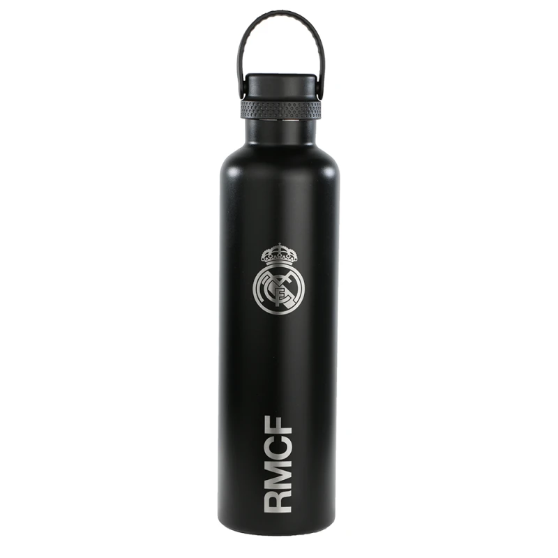 Safta Real Madrid 3rd Kit 24/25 Stainless Steel Thermo Bottle 1L – Large capacity insulated bottle that keeps drinks hot or cold for hours, official Real Madrid design, durable and lightweight, ideal for sports, travel, and daily use. - safta