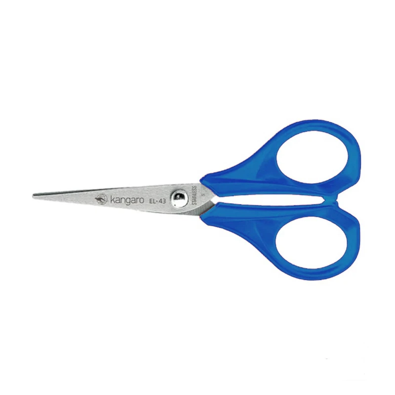 Kangaro EL43Y Scissor 4.25 Inch.   Blue - Kangaro