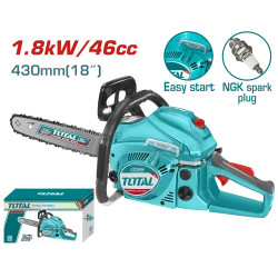 Total Gasoline Chain Saw 46cc 18