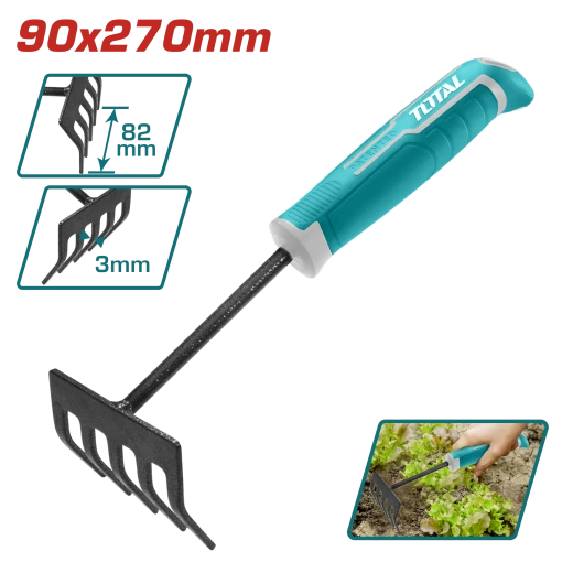 Total Garden Rake 90x270mm - THFTR1008 Total Garden Rake 90x270mm - THFTR1008