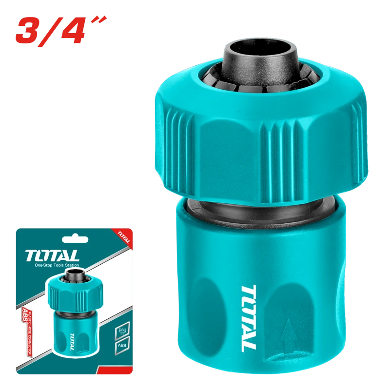 Total Plastic Hose Quick Connector  3/4 Inch - Total