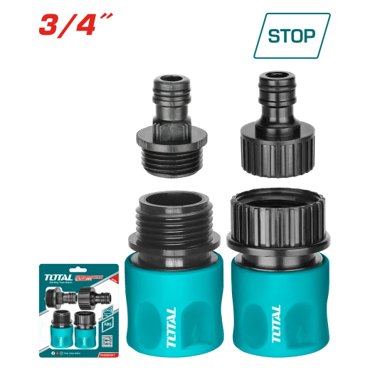 Total Hose Quick Connectors Set 3/4 Total Hose Quick Connectors Set 3/4
