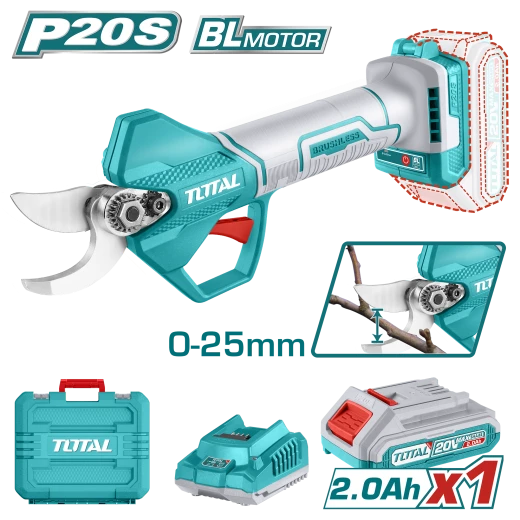 Total Cordless Gauge Straight Shear Brushless 20V / 25mm - TSSLI202581 Total Cordless Gauge Straight Shear Brushless 20V / 25mm - TSSLI202581
