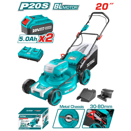 Total Cordless Lawn Mower 40V / 510mm - TLMLI20202