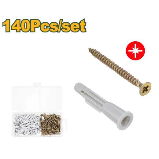 Jadever set of screws and wedges140 pieces Jadever set of screws and wedges140 pieces
