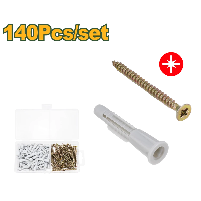 Jadever set of screws and wedges140 pieces - Jadever
