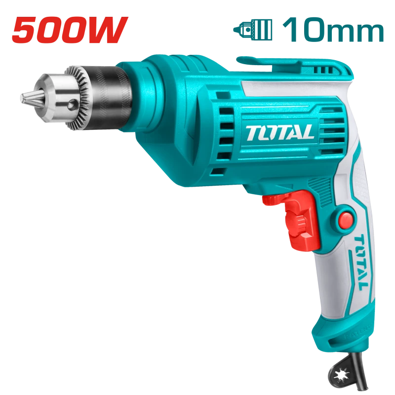Total Electric drill 500 watts, regular walnut - Total