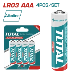 Total Alkaline battery AAA 4PCS