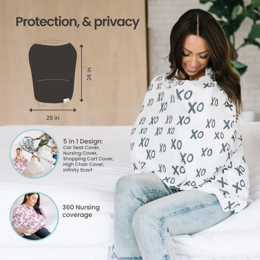 in 5-in-1 Easy Fit Elastic Polyester Cover - black  - Image 11