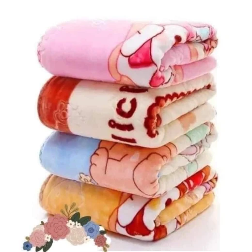 AL-ZABET BABY Winter Baby Blanket – Embossed – Blue – 110×110 cm - Image 5