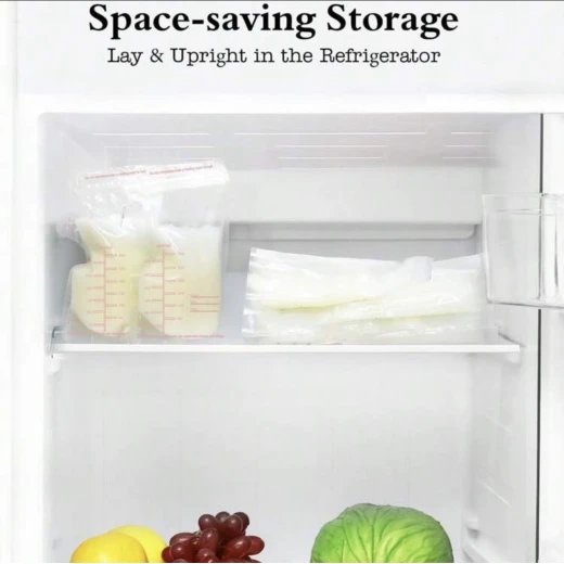 Breastmilk Storage Bags 250ml, Leak-Proof, Double-Sealed, Baby-Safe, Writable, Refrigeration & Freezer Compatible, 1 Pack for Nursing Moms - Image 3