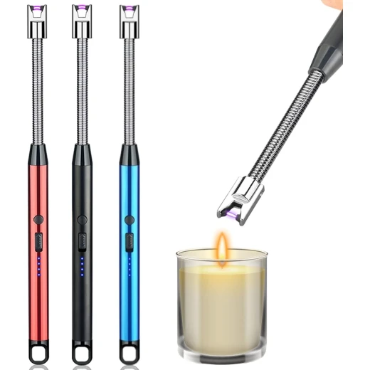 ولاعة كهربائية قابلة للشحن USB بألوان متعددة - Image 8