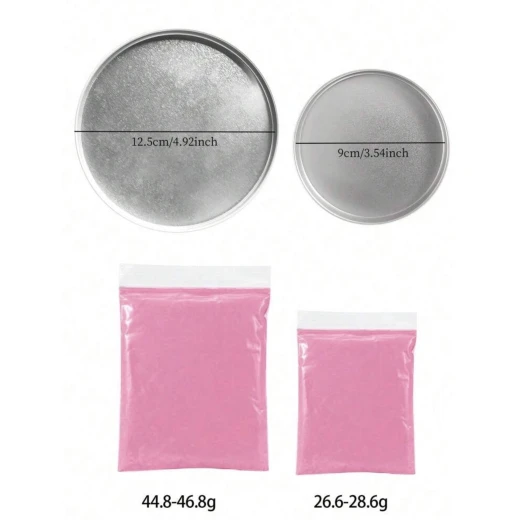 Baby Hand & Footprint Clay Keepsake Kit – Pink Color | Size S - Image 3