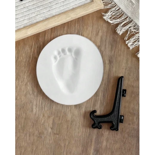 Baby Hand & Footprint Clay Keepsake Kit – Pink Color | Size S - Image 5