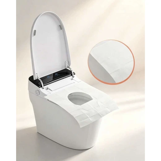 10PCS Disposable Dissolvable Toilet Seat Covers  Portable Emergency Seat Cushions for Travel, Business Trips, Camping & Public Restrooms - Image 7