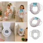 Soft Padded Toddler Toilet Training Seat with Handles Unicorn Design
