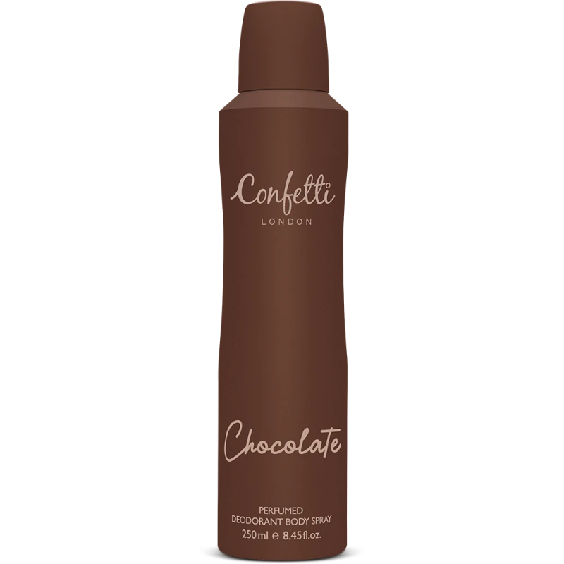 Confetti Chocolate Deodorant Spray 250ml - Confetti